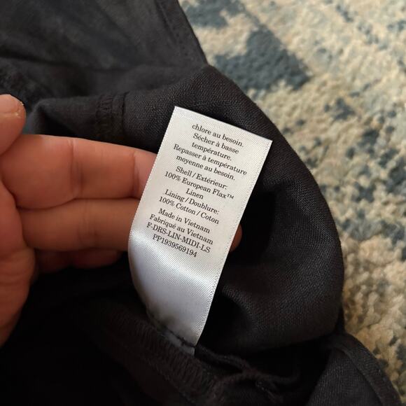 Everlane The Linen A-Line Midi Dress - Picture 8 of 8